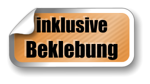 inklusive Beklebung